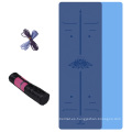 Ejercicio de plegamiento de logotipo personalizado de 6 mm de 6 mm TPE Yoga Mat